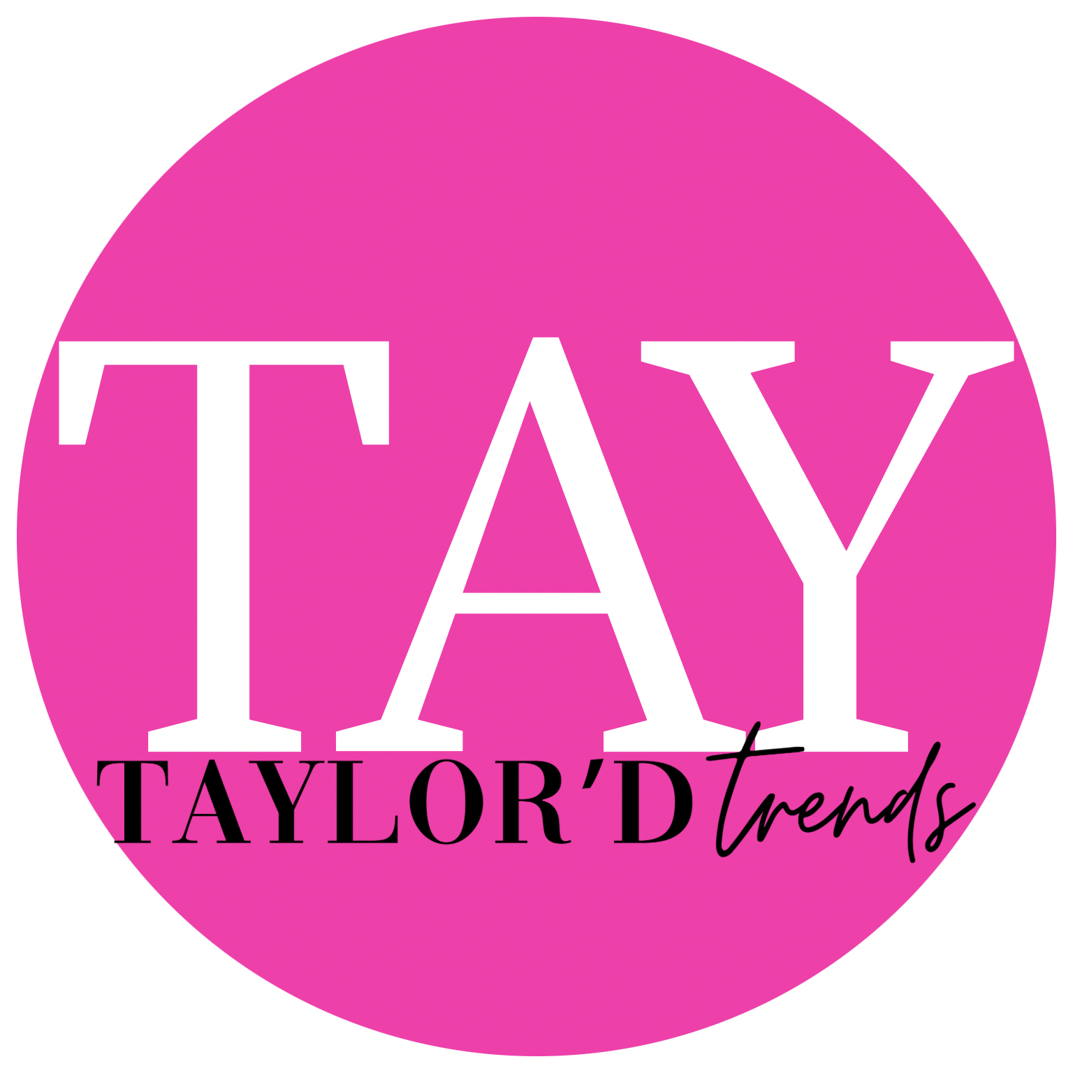 Pencil Pouch - Pink – Taylor'd Trends